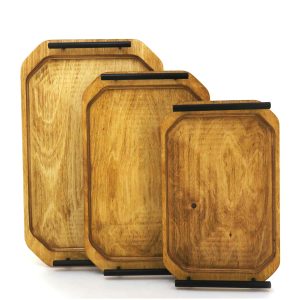 سینی چوبی | برای استفاده از ظروف سرو و پذیرایی چوبی تجربه‌ ای جذاب و لذت بخش برای شما خواهد بود. همچنین می‌تواند هدیه ای جذاب برای عزیزانتان
